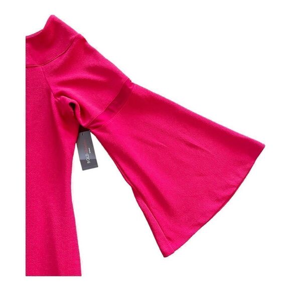 Bold Elements Red Off the Shoulder Bell Sleeve Bodycon Midi Dress SZ 3X BNWT - Picture 7 of 14